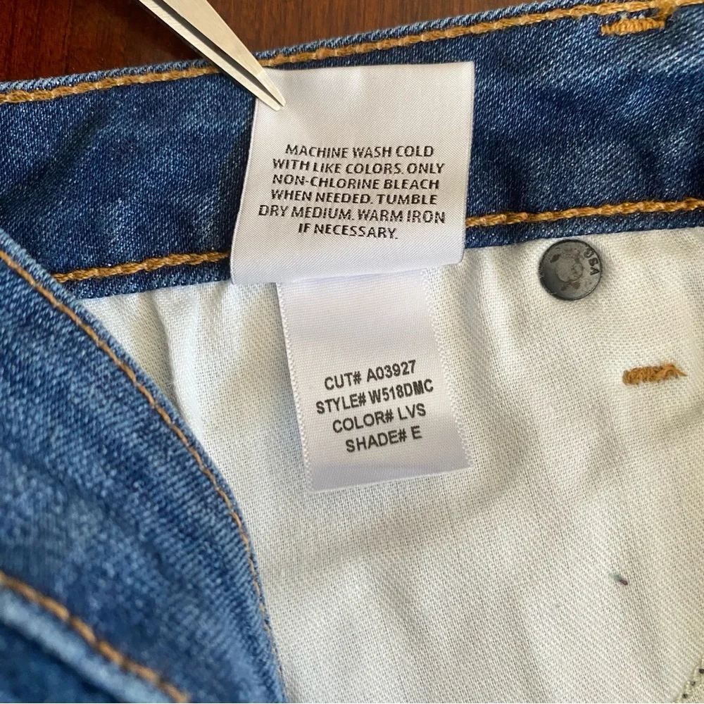 Hudson Jeans Cut Off Shorts 28 Flap Pockets‎ Denim